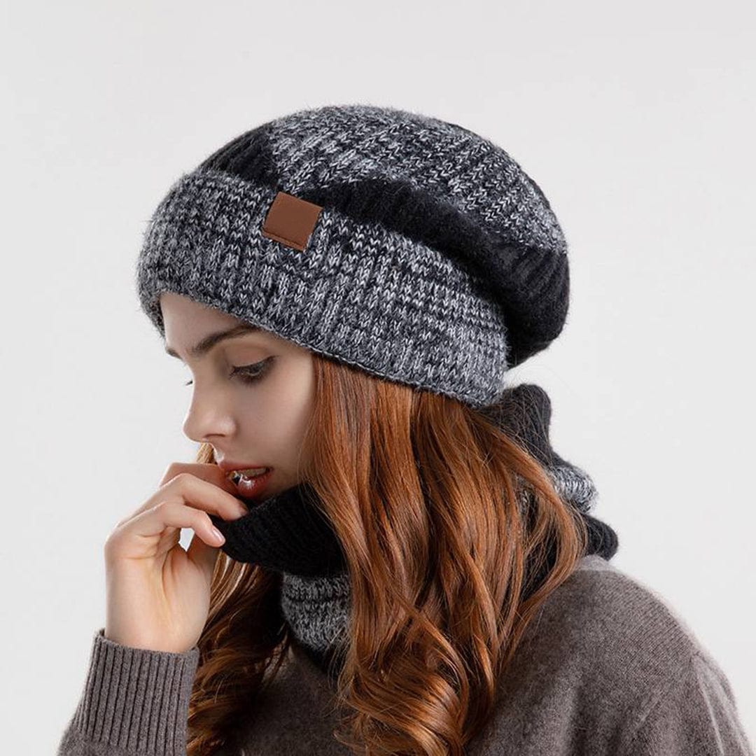 Classic Winter Hat and Scarf Set