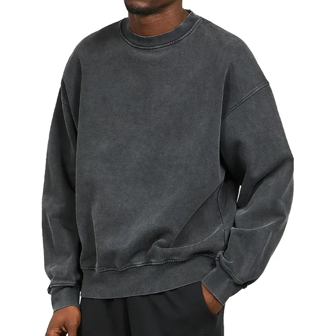Men's Classic Crew Neck Cozy Sweater - BritishElegance