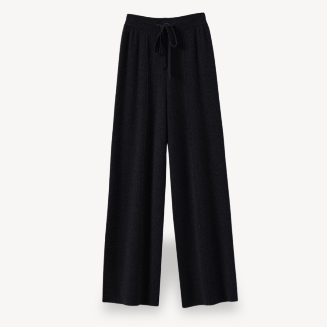Women's Cashmere Wide-Leg Pants - Luxurious Loungewear