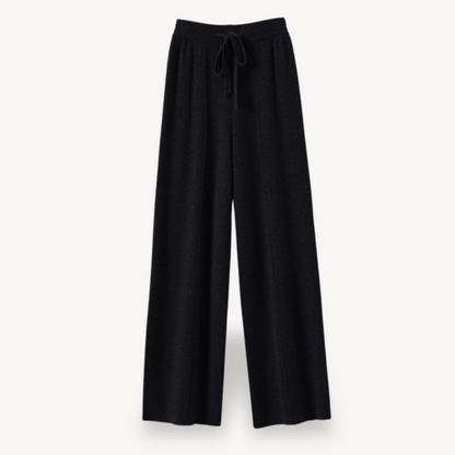 Women's Cashmere Wide-Leg Pants - Luxurious Loungewear