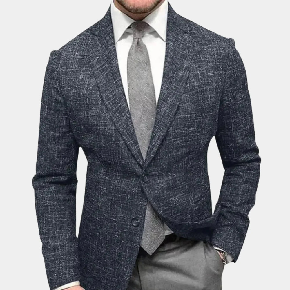 Blazer - Fabric Blend Slim Tailored Front & Easy Movement