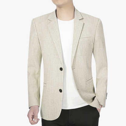 Blazer Jacket - Breathable Blend & Sleek Shape For Motion