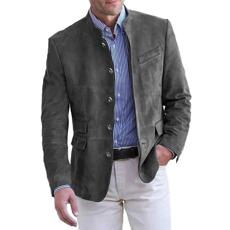 Blazer Jacket - Structured Front And Light Warm Layering