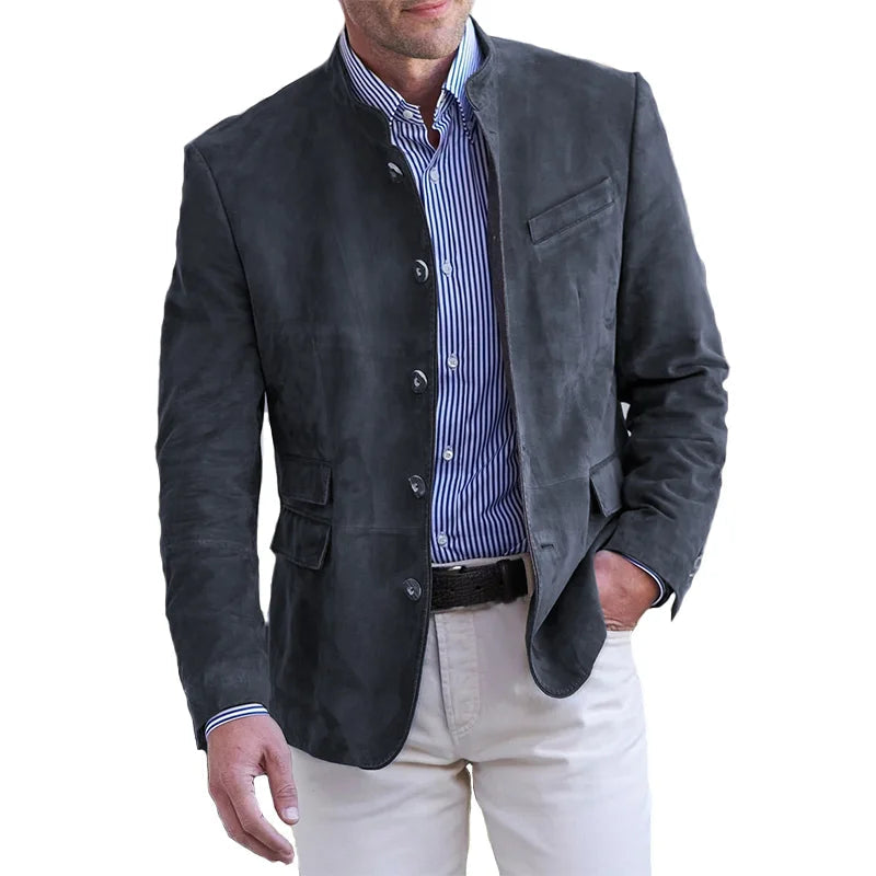 Blazer Jacket - Structured Front And Light Warm Layering