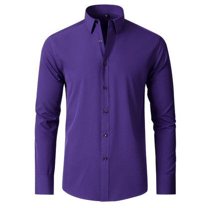 Blouse - Polyester Blend Elastic Panels & Flexible Shape