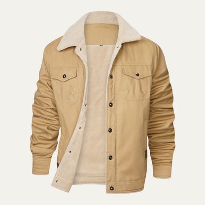 Men’s Thermal Fleece Outdoor Windbreaker Jacket