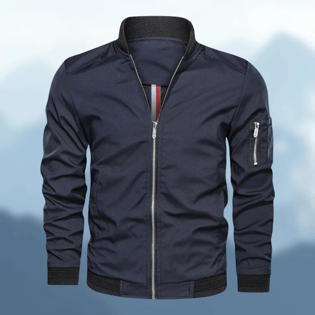 Slim Fit Black Leather Jacket