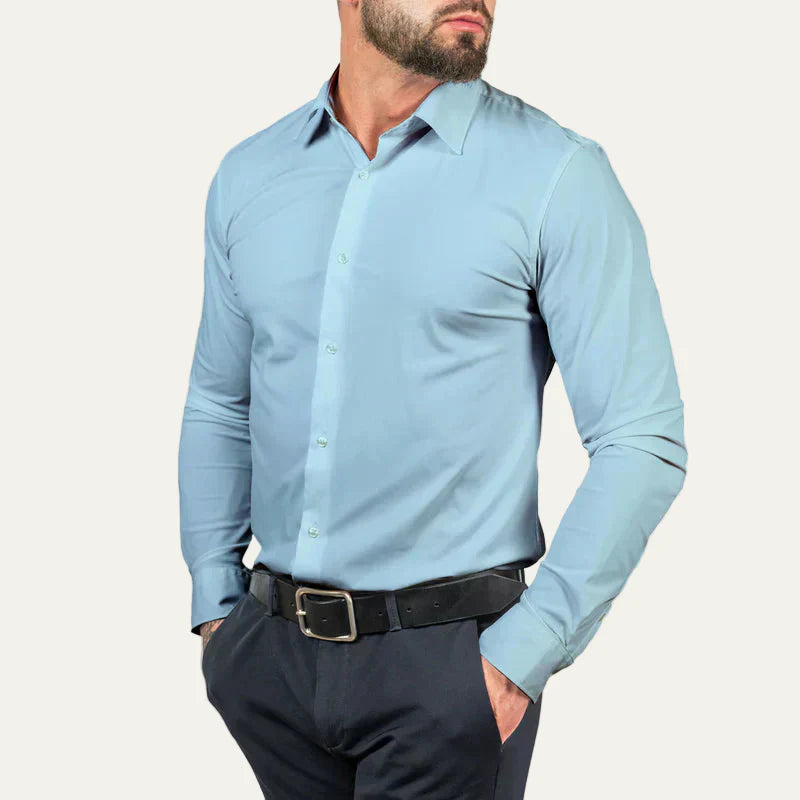 Men’s Slim Wrinkle-Free Dress Shirt