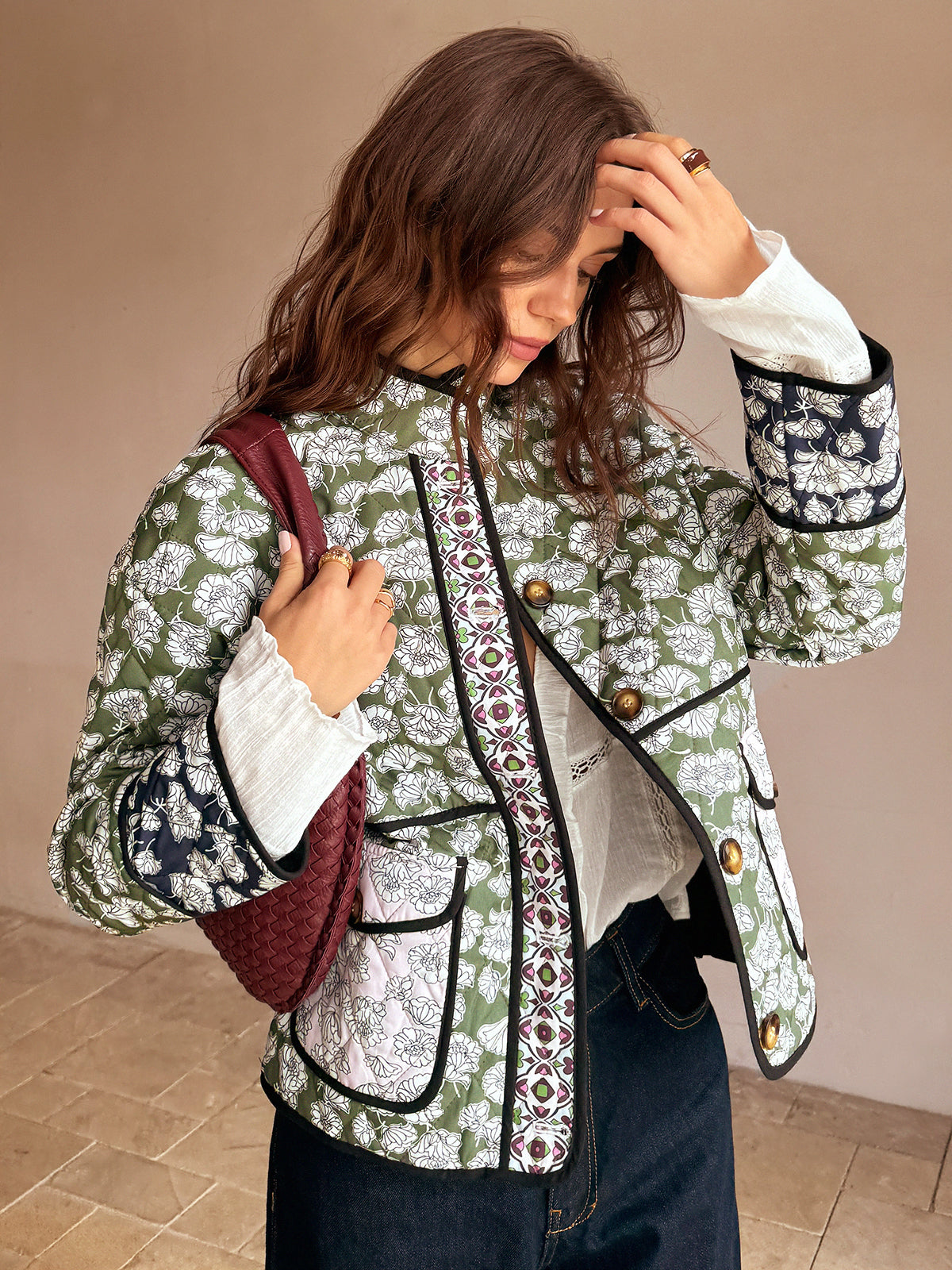 Monroe | Boheme Flap Pockets Winter Coat
