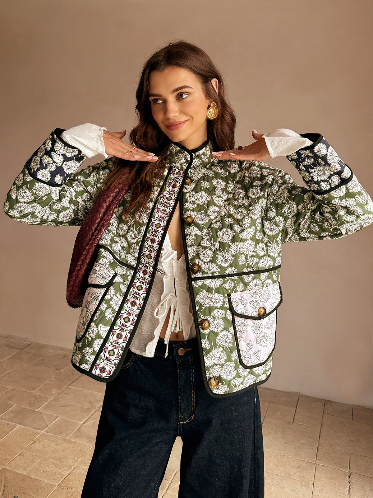 Monroe | Boheme Flap Pockets Winter Coat