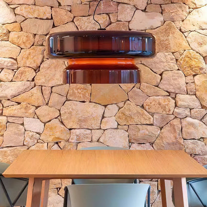 Unique Handblown Glass Drop Pendant Light