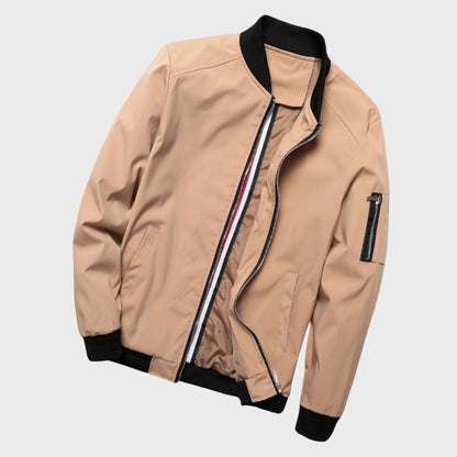 Bomber Jacket - Slim Cut And Lightweight Zip Front Ease
