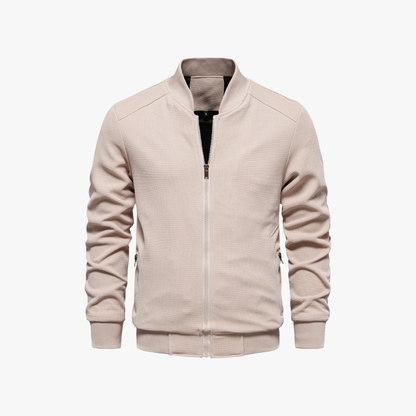 Bomber Jacket – Waffle Knit Blend And Breathable Movement