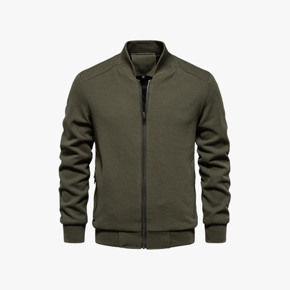 Bomber Jacket – Waffle Knit Blend And Breathable Movement