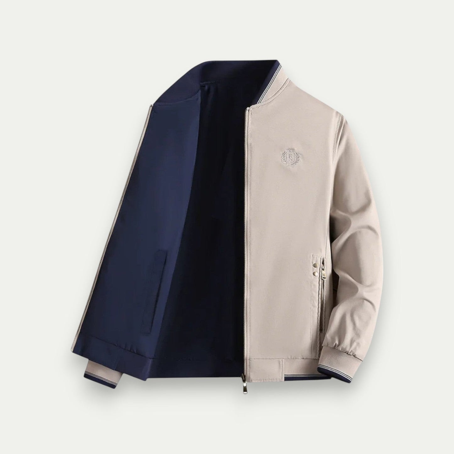 Men’s Reversible Crest Bomber Jacket