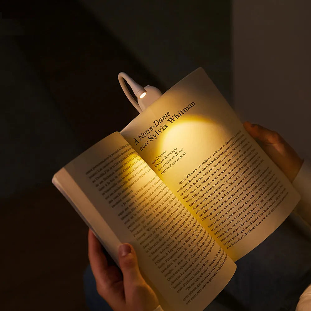 Portable Reading Lamp with Flexible LED Light - BritishElegance