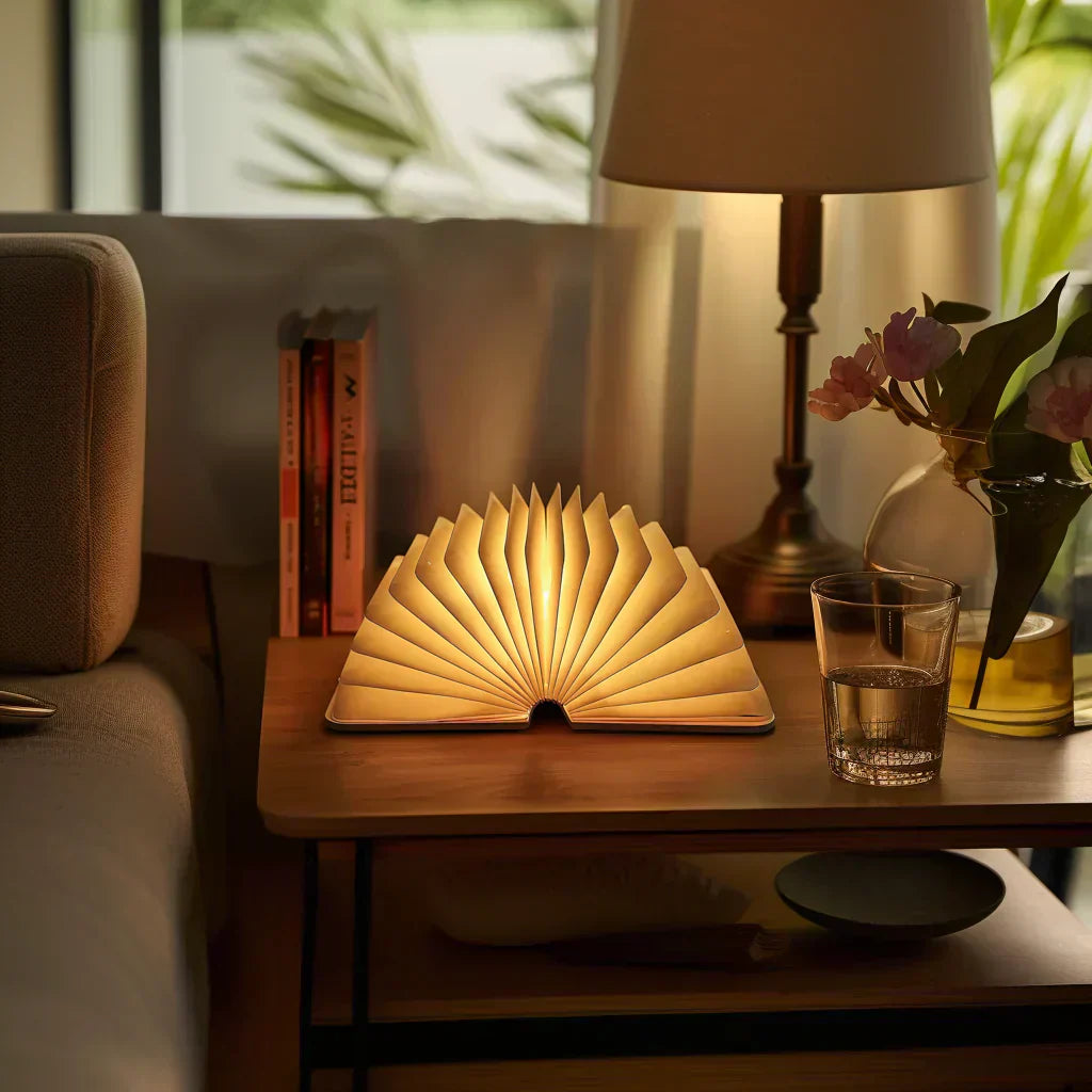 Soft Touch Table LED Reading Lamp with Rechargeable Night Light - BritishElegance