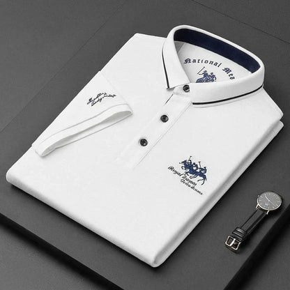 Men's Classic Polo Shirt with Royal Polo Club Logo – Timeless Smart Casual Style