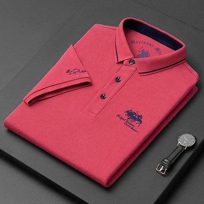 Men's Classic Polo Shirt with Royal Polo Club Logo – Timeless Smart Casual Style