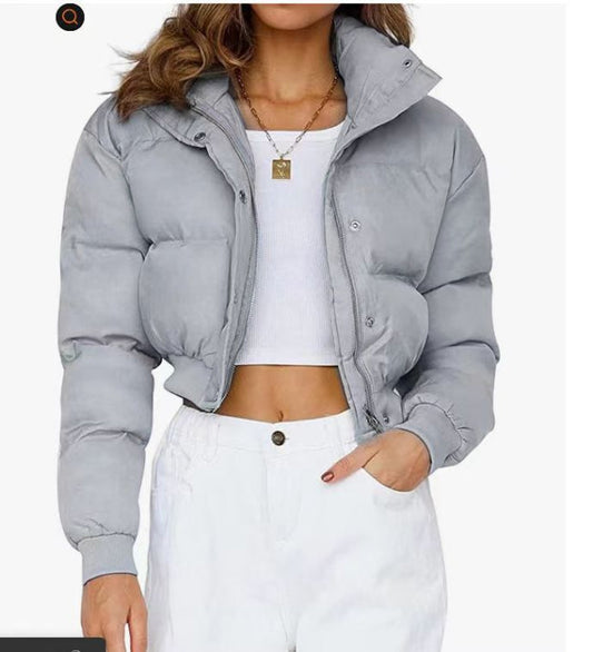 Brielle | Women’s Short Puffer Jacket with Hood – Cozy Design for Winter Warmth