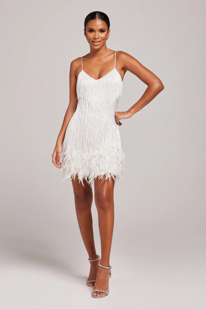Isabella Sheath Dress | V-Neck Sleeveless Mini Dress