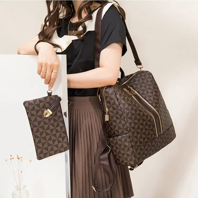 Averra | Stylish Convertible Backpack with Clutch – Water-Resistant, Spacious & Versatile