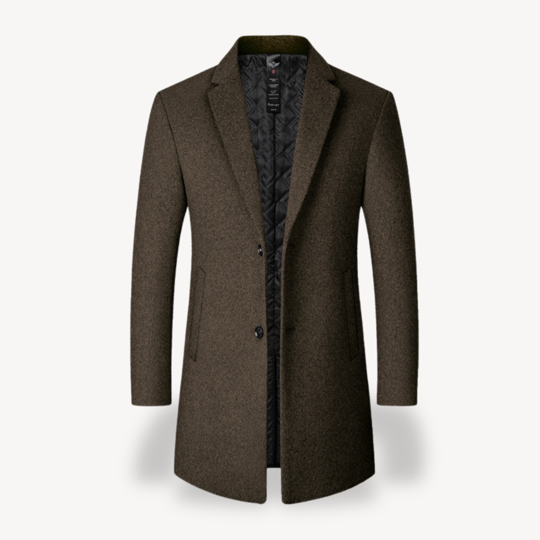 Men's Coat - Wool Blend Winter Coat