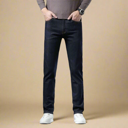Men's Business Casual Elegant Stretch Jeans with Comfortable Regular Fit