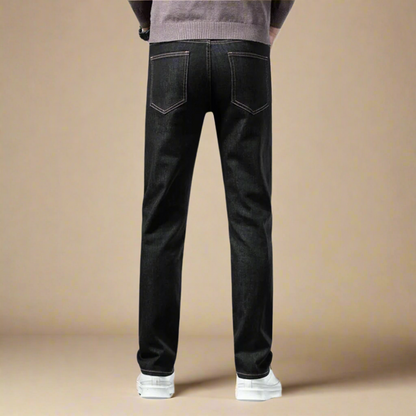 Men's Business Casual Elegant Stretch Jeans with Comfortable Regular Fit