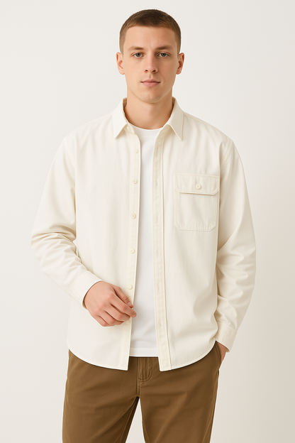 Button Down Shirt – Long Sleeves & Breathable Blend