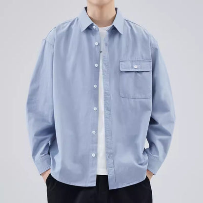 Button Down Shirt – Long Sleeves & Breathable Blend
