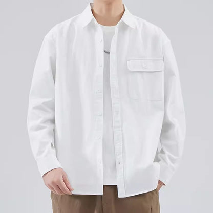 Button Down Shirt – Long Sleeves & Breathable Blend