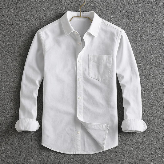 Button-Down Shirt - Reinforced Seams & Structured Shape