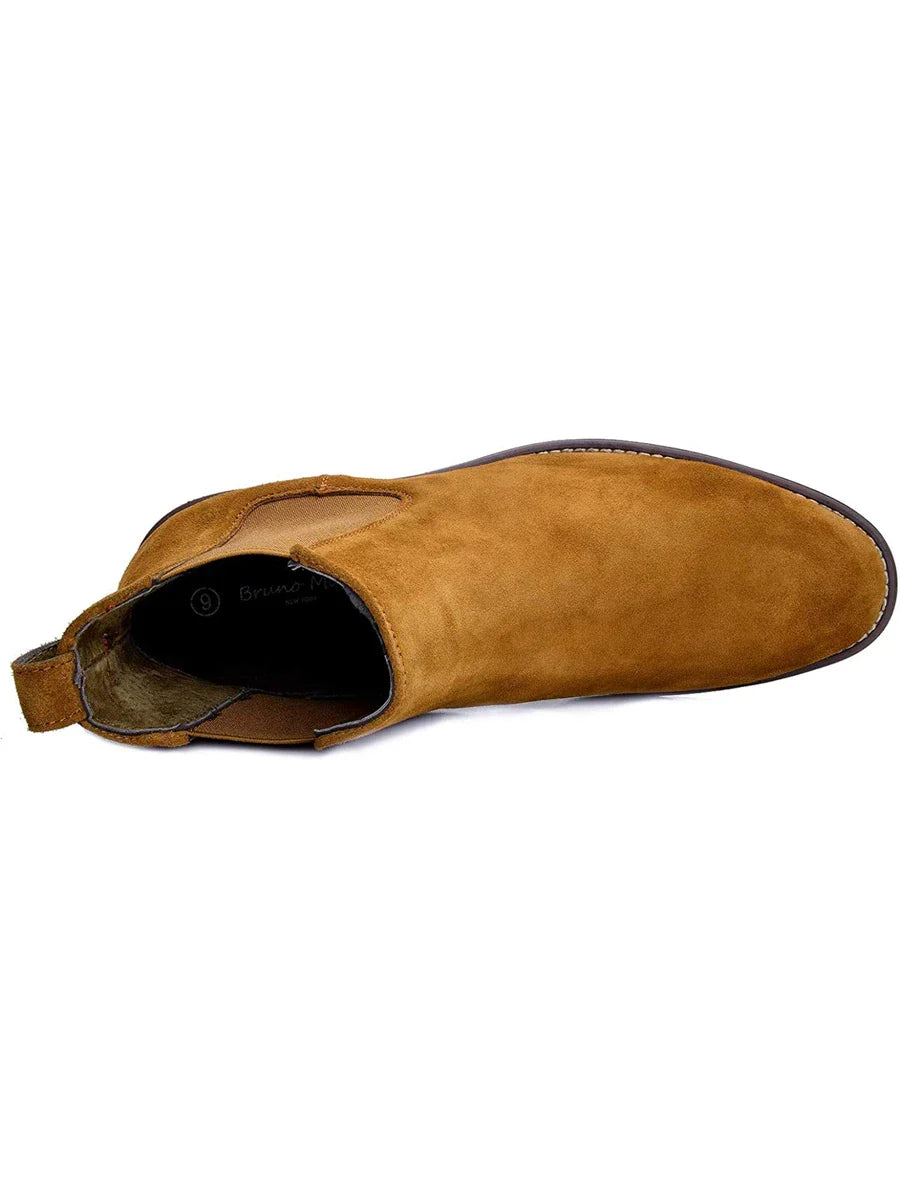 Suede Chelsea Boots Camel