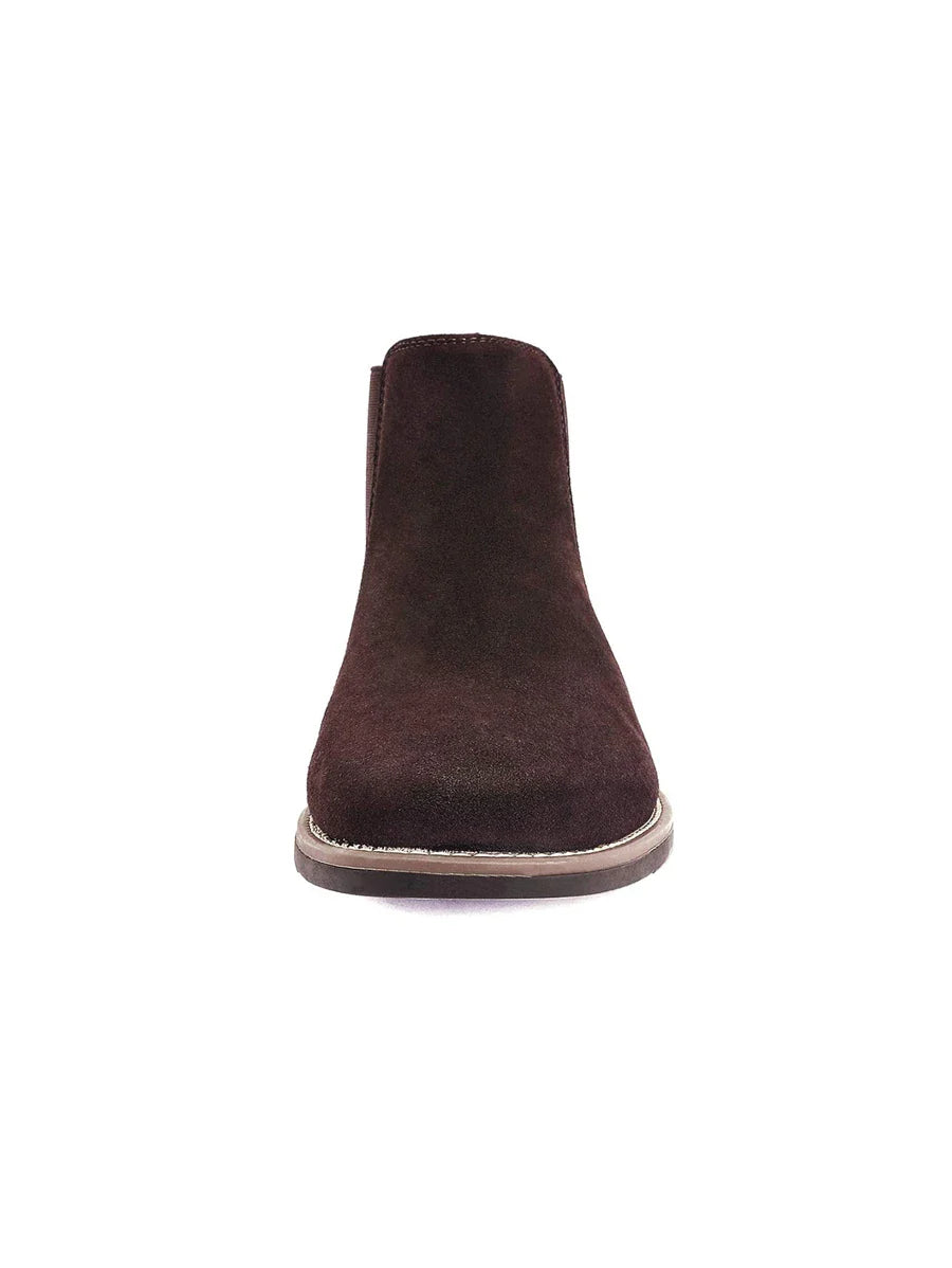 Suede Chelsea Boots Camel