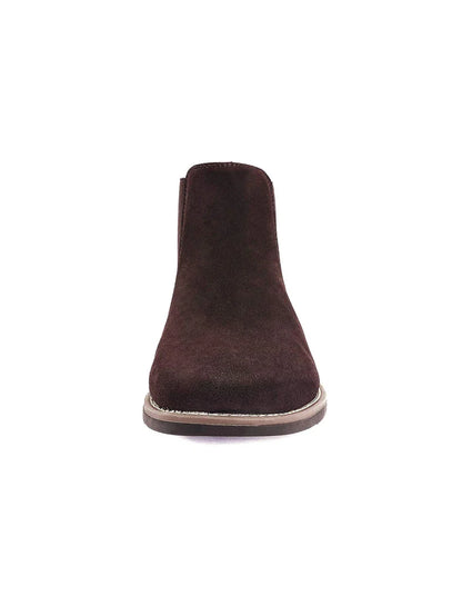 Suede Chelsea Boots Camel