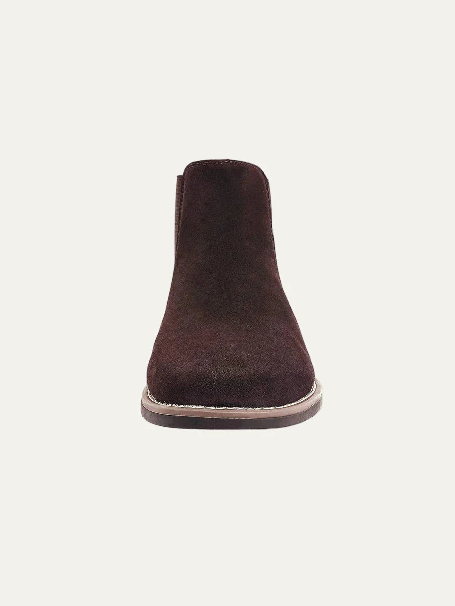 Men’s Rugged Casual Chelsea Boots with Thick Sole