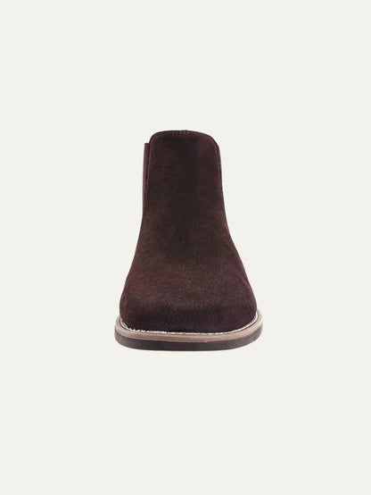 Men’s Rugged Casual Chelsea Boots with Thick Sole