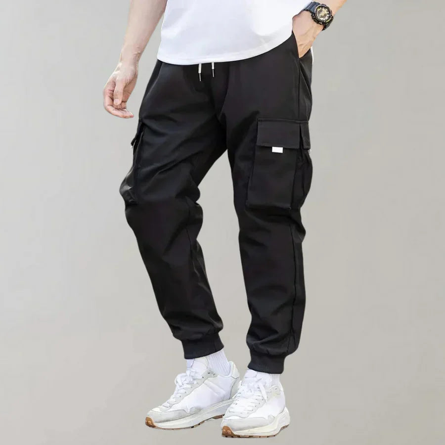 Stylish drawstring sweatpants with practical flap pockets by Anchor