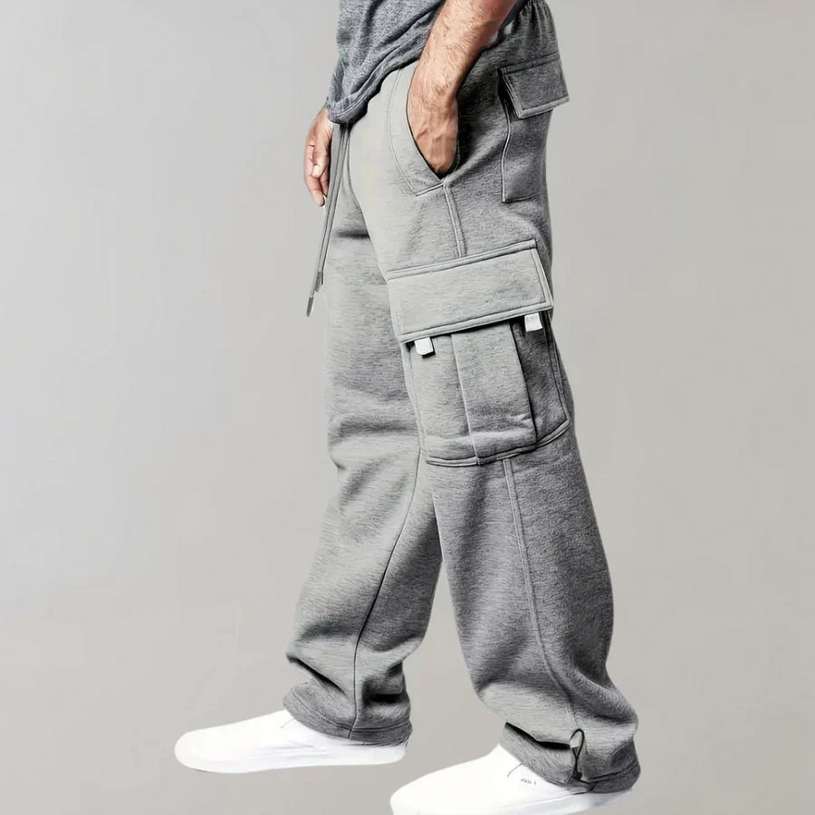 Stylish Birk Men's Cargo Trousers with Multi-Pockets