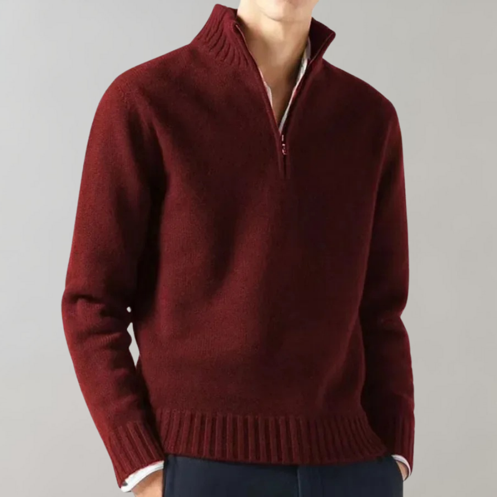Cozy Men's Fleece Sweatshirt Jacket