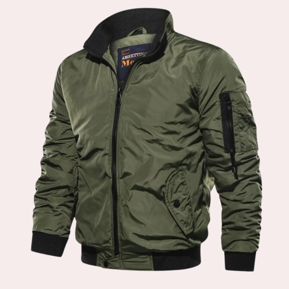 Men's stylish, windproof bomber jacket by Nicolas