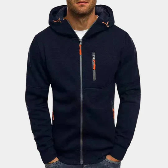 Men's hooded zip-up sweatshirt - Jacks