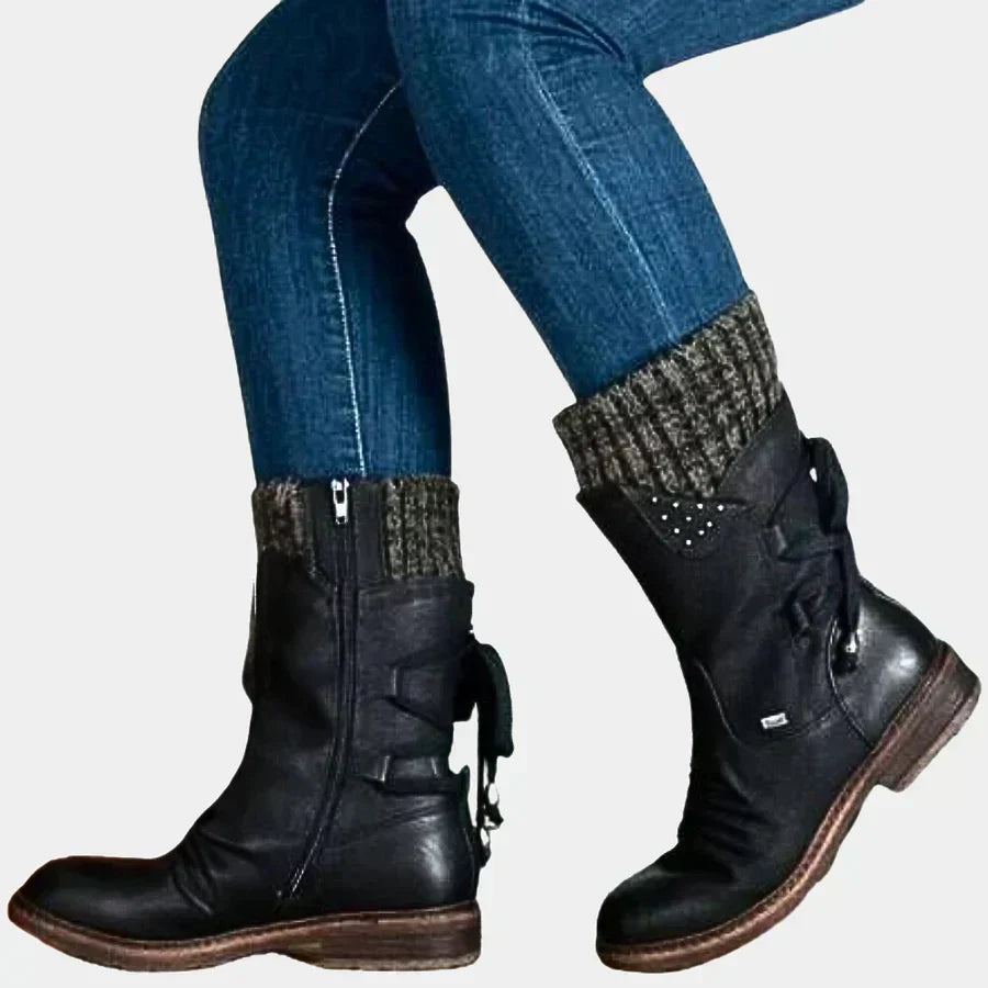 Stylish snow boots for fashionable women
