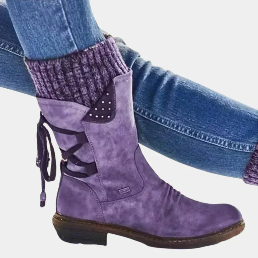 Stylish snow boots for fashionable women