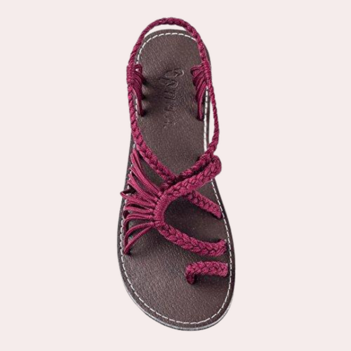 Women's fashionable and vibrant beach sandals
