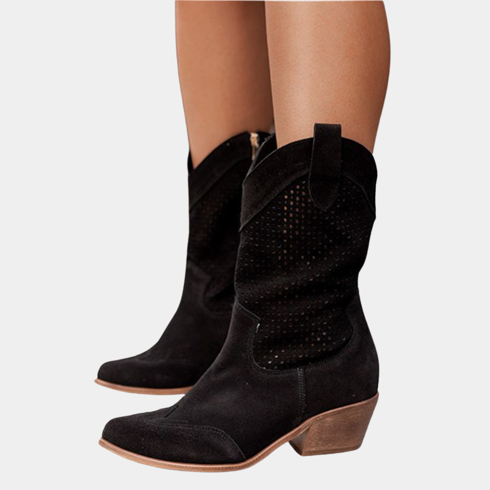 Fashionable Western Ankle Boots