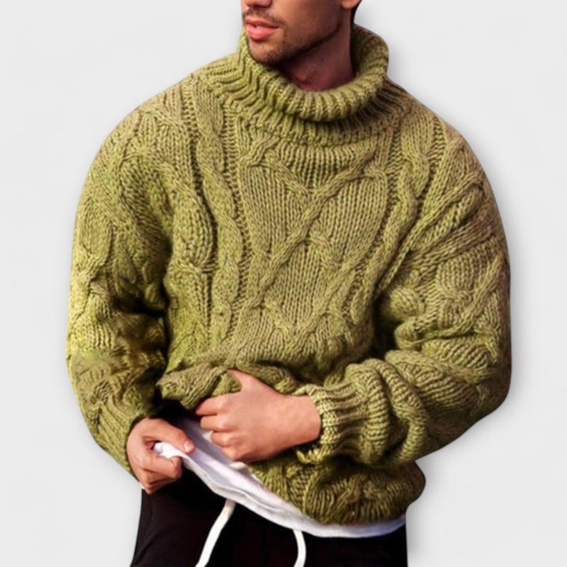 Men's Ruben Knit Turtleneck Winter Sweater