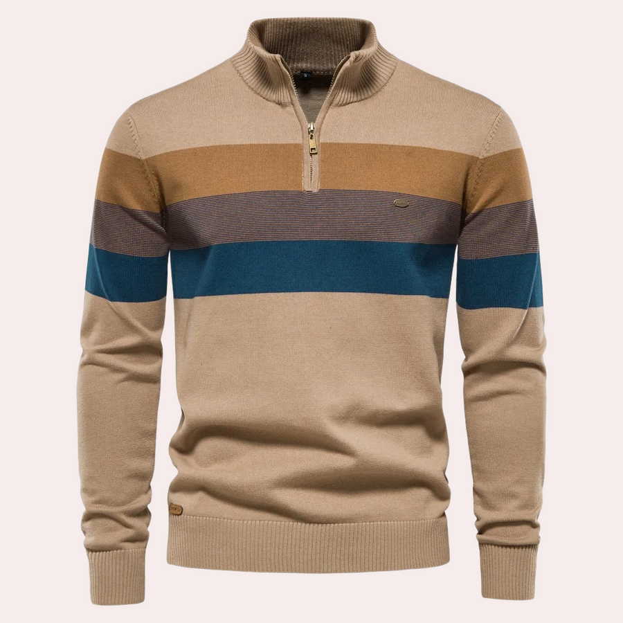 Stylish Calvin Klein Men's Striped Sweater