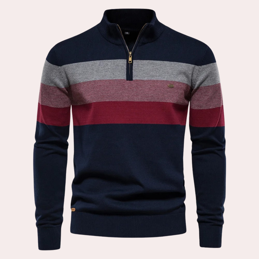 Stylish Calvin Klein Men's Striped Sweater